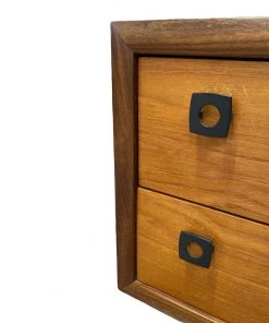 HausOfRex Sleeping Vintage 1960's Teak 6-Drawer Low Dresser By R.S. Associates Of Montreal