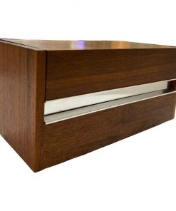 HausOfRex Looking Playing Loving Mid Century Modern Walnut Cased Telephone (display - Not Tested)Cased