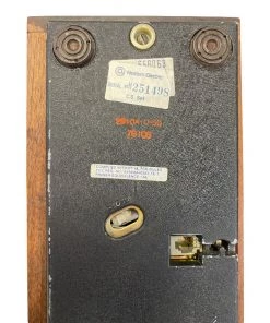 HausOfRex Looking Playing Loving Mid Century Modern Walnut Cased Telephone (display - Not Tested)Cased