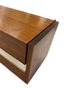 HausOfRex Looking Playing Loving Mid Century Modern Walnut Cased Telephone (display - Not Tested)Cased