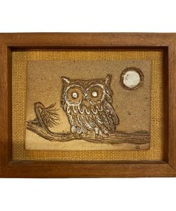 HausOfRex California Studio PotteryOwl - Artist SIgned Looking Playing Loving