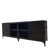 HausOfRex Industrial Metal Media Credenza Living
