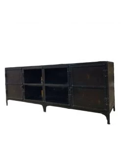 HausOfRex Industrial Metal Media Credenza Living