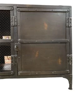 HausOfRex Industrial Metal Media Credenza Living 10 HausOfRex Industrial Metal Media Credenza Living