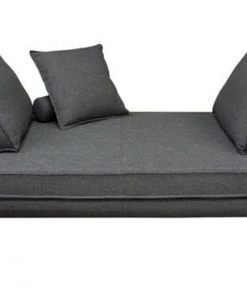 HausOfRex TRENT LOUNGE SEATING PLATFORMS W/MOVEABLE BACKREST SUPPORTS - GREY FABRIC