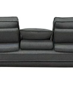 HausOfRex TRENT LOUNGE SEATING PLATFORMS W/MOVEABLE BACKREST SUPPORTS - GREY FABRIC