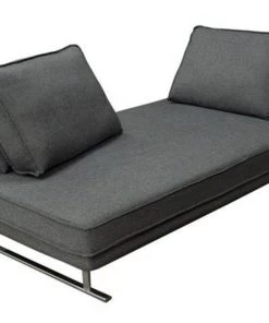 HausOfRex TRENT LOUNGE SEATING PLATFORMS W/MOVEABLE BACKREST SUPPORTS - GREY FABRIC