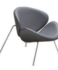 HausOfRex Lip Lounger Chair Grey Living