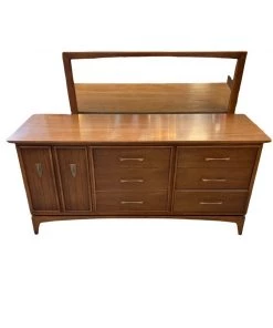HausOfRex Vintage Kent-Coffey Dresser W/Mirrow Sleeping