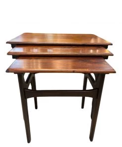 HausOfRex Danish Modern Rosewood Nesting Tables