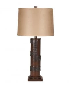 HausOfRex Pair Of Oriel Antique Copper Finish Table Lamps Lighting