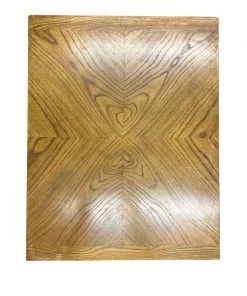 HausOfRex Vintage American Of Martinsville Oak Black Top Side Table 7 HausOfRex Vintage American Of Martinsville Oak Black Top Side Table