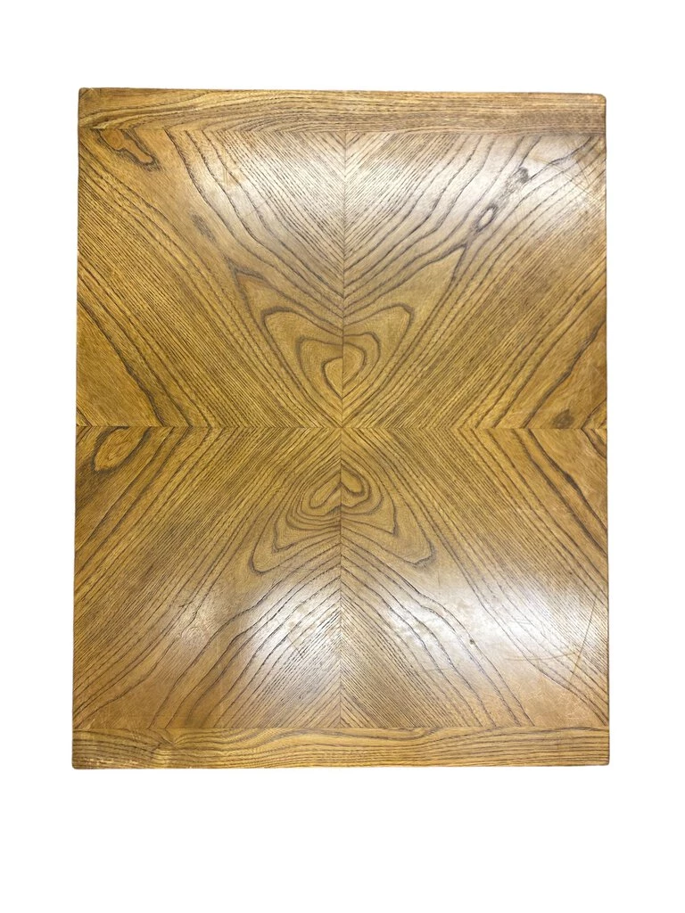 HausOfRex Vintage American Of Martinsville Oak Black Top Side Table 4 HausOfRex Vintage American Of Martinsville Oak Black Top Side Table