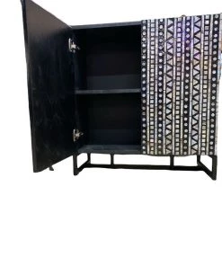 HausOfRex Mother Of Pearl Cabinet Living