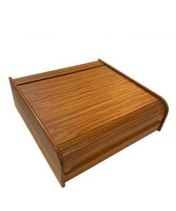 HausOfRex Looking Playing Loving Danish Modern Teak Desk Organizer