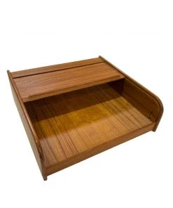 HausOfRex Looking Playing Loving Danish Modern Teak Desk Organizer
