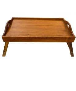 HausOfRex Looking Playing Loving Danish Modern Teak Lap Tray Table