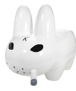 HausOfRex KIDROBOT ART GIANT WHITE SMORKIN LABBIT STOOL BY FRANK KOZIK