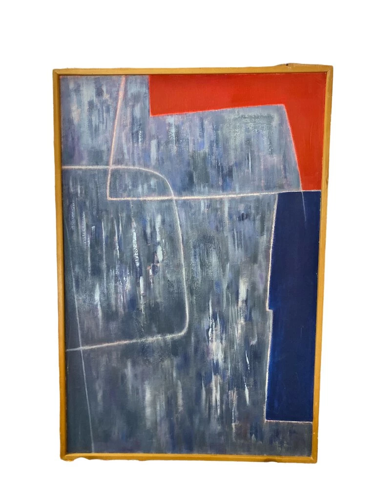 HausOfRex Looking Playing Loving Original Abstract Oil Painting "Encounter" By Yoko Kondo Konopik 25" X 37" 1 HausOfRex Looking Playing Loving Original Abstract Oil Painting "Encounter" By Yoko Kondo Konopik 25" X 37"