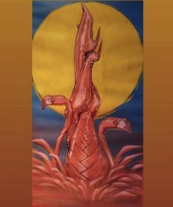 HausOfRex Flamboyance #4 Oil Painting By Micah Perry Looking Playing Loving