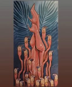HausOfRex Flamboyance #5 Oil Painting By Micah Perry Looking Playing Loving