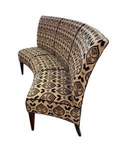 HausOfRex Curve Banquette Living