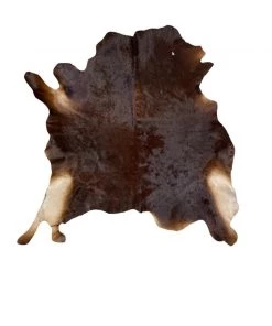 HausOfRex Cowhide Rug Brown