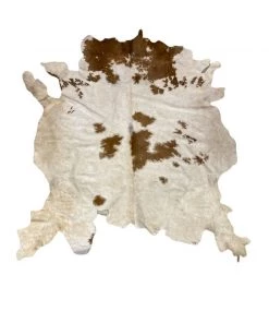 HausOfRex Cowhide Rug Beige/Brown