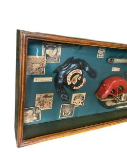 HausOfRex Looking Playing Loving Vintage Motorcycle Shadow Box