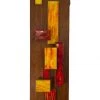 HausOfRex Harris Strong Mid Century Modern Tile Wall Sculpture On Walnut Living