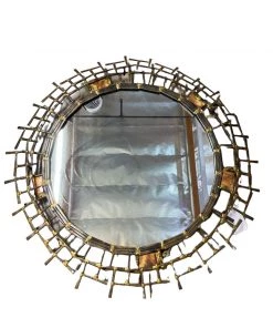 HausOfRex Looking Playing Loving Mid Century Brutalist Mirror