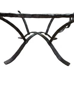 HausOfRex Heavy Iron And Glass Coffee Table And Side Table (pair)