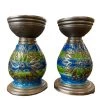 Rosenthal Netter Bitpssi Netter Italian Ceramic Candle Holders (pair)