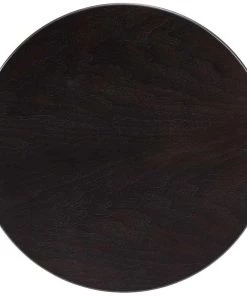 HausOfRex Tulip 20" Side Table White/Walnut Living