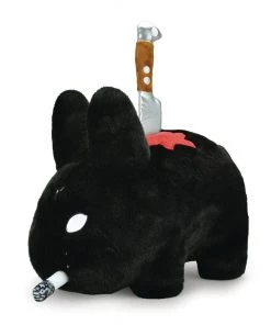 BACKSTAB SMORKIN LABBIT 14" PLUSH BY FRANK KOZIK - BLACK EDITION