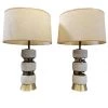 HausOfRex Pair Of Mid Century Cork Lamps