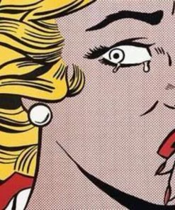 HausOfRex Lichtenstein "Crying Girl" Looking Playing Loving