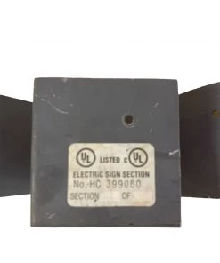 HausOfRex Vintage Channel Letter H 8.5" Gray