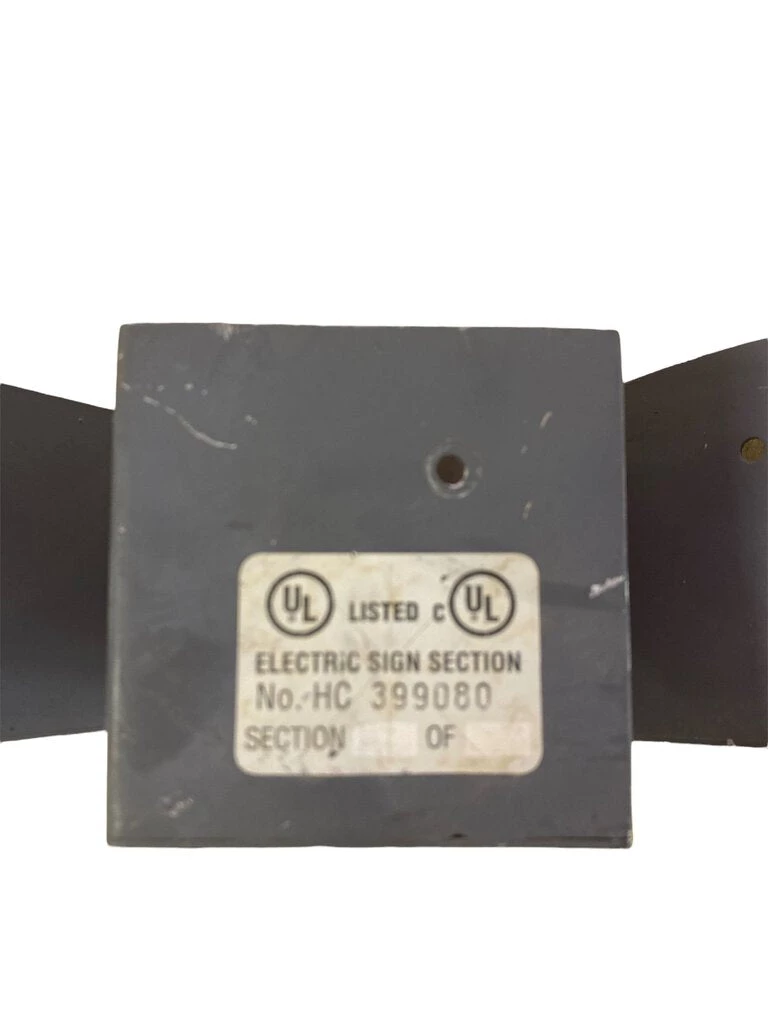 HausOfRex Vintage Channel Letter H 8.5" Gray 2 HausOfRex Vintage Channel Letter H 8.5" Gray