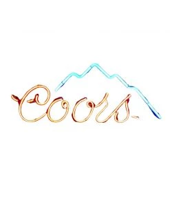HausOfRex Looking Playing Loving Vintage Original Coors Neon Beer Sign.