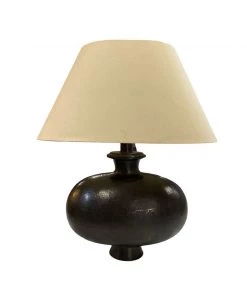 HausOfRex McGuire Hammered Brass Oval Table Lamp