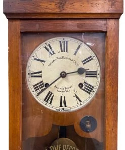 HausOfRex Looking Playing Loving Antique Time Clock National Time Recorder Inc.