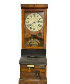 HausOfRex Looking Playing Loving Antique Time Clock National Time Recorder Inc.