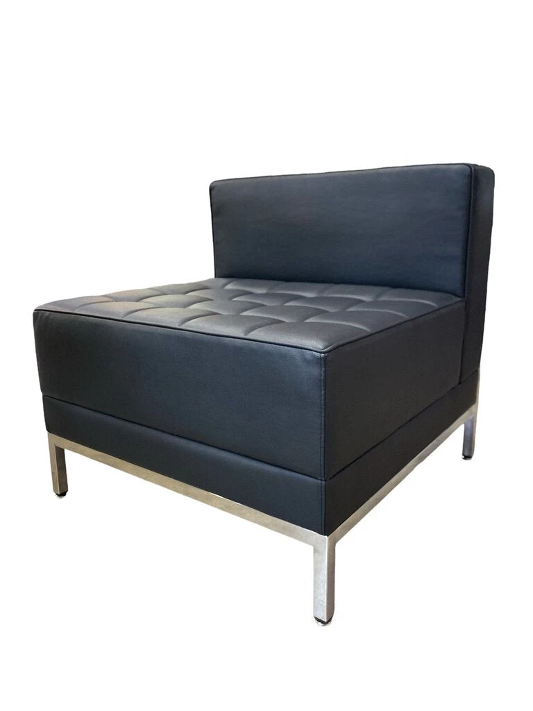 HausOfRex Tufted Modular Armless Club Chair Living 1 HausOfRex Tufted Modular Armless Club Chair Living