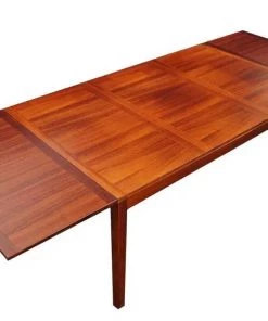 HausOfRex Mid Century Kai Winding Modern Rosewood Drop-Leaf Dining Table