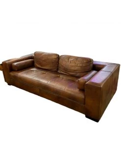 HausOfRex Classic Saddleback Leather Sofa