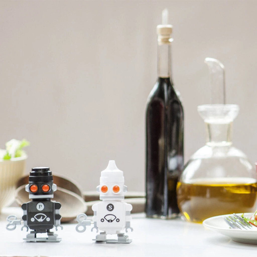 HausOfRex Looking Playing Loving Salt & Pepper 'Bots 3 HausOfRex Looking Playing Loving Salt & Pepper 'Bots