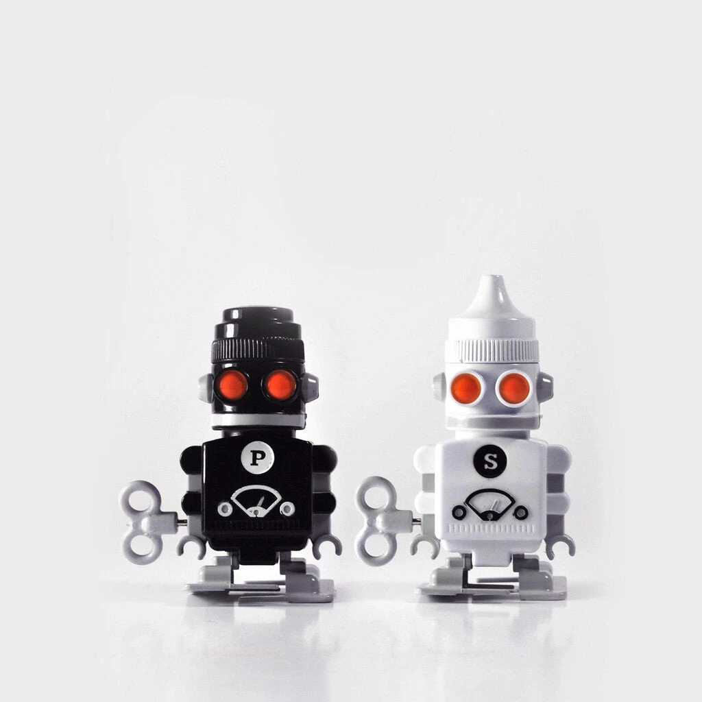 HausOfRex Looking Playing Loving Salt & Pepper 'Bots 2 HausOfRex Looking Playing Loving Salt & Pepper 'Bots