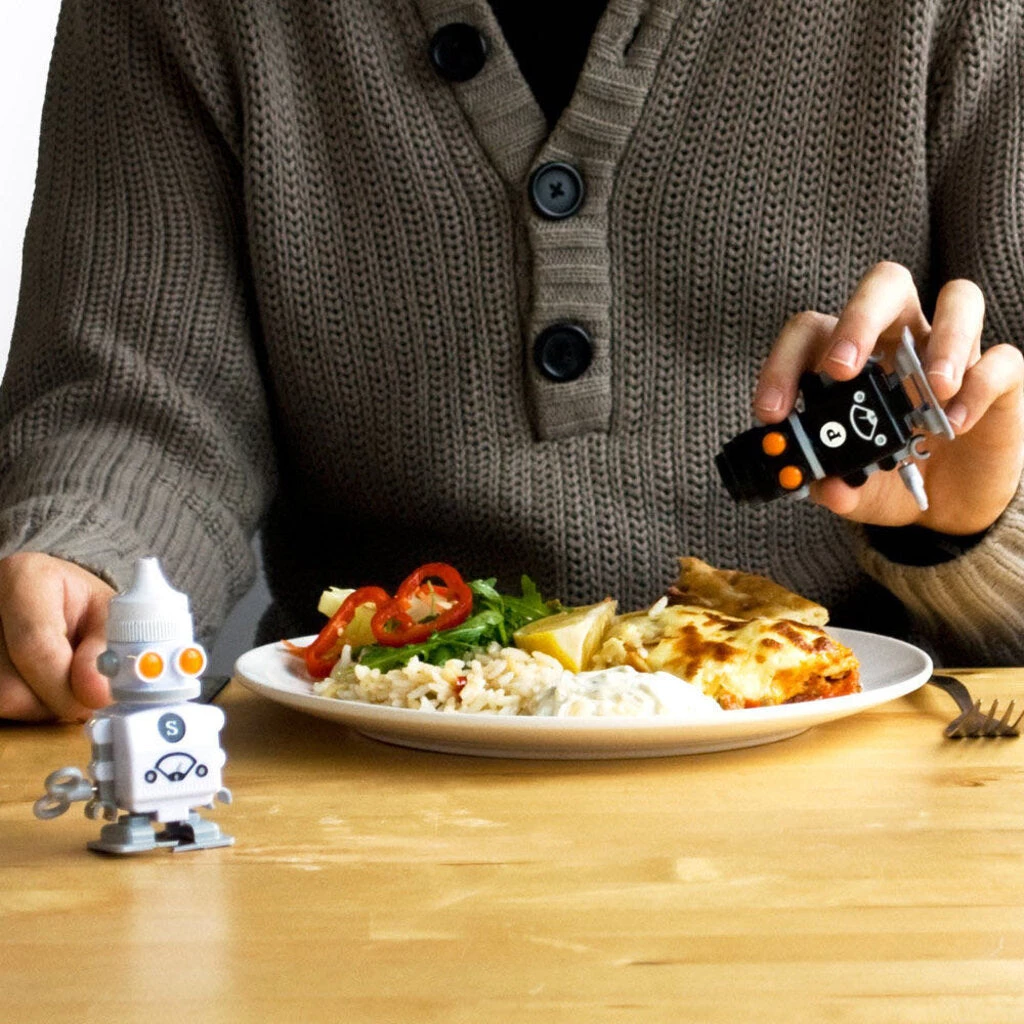 HausOfRex Looking Playing Loving Salt & Pepper 'Bots 4 HausOfRex Looking Playing Loving Salt & Pepper 'Bots