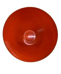 HausOfRex Mid Century Krenit Orange Enamel Black Bowl Living 6 HausOfRex Mid Century Krenit Orange Enamel Black Bowl Living